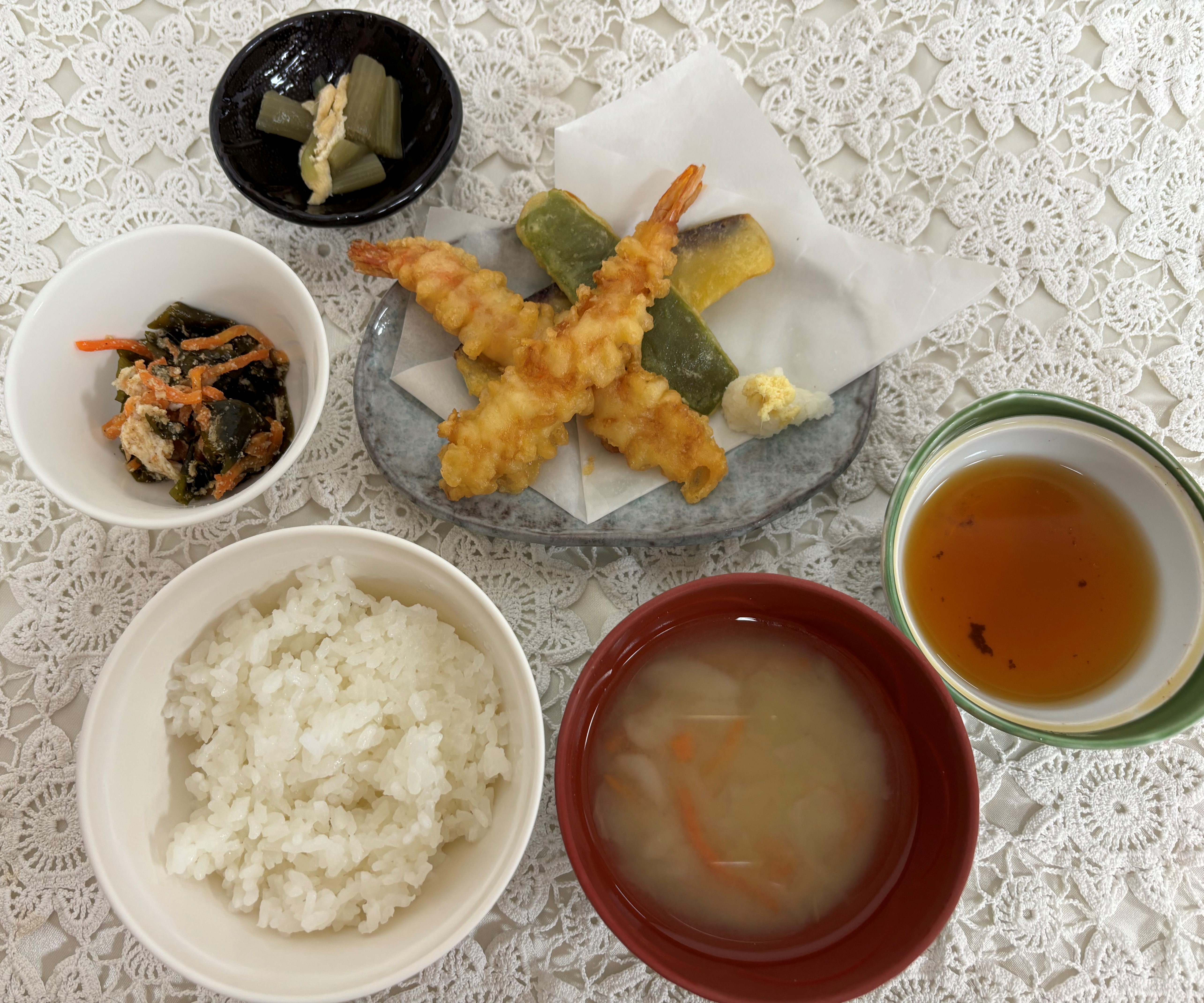 昼食【天ぷら盛り合わせ】
