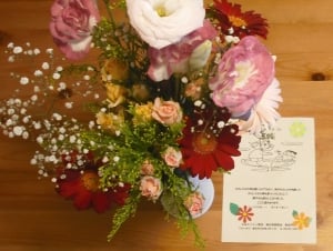 ６月９日（日）花の日のイベントをしました