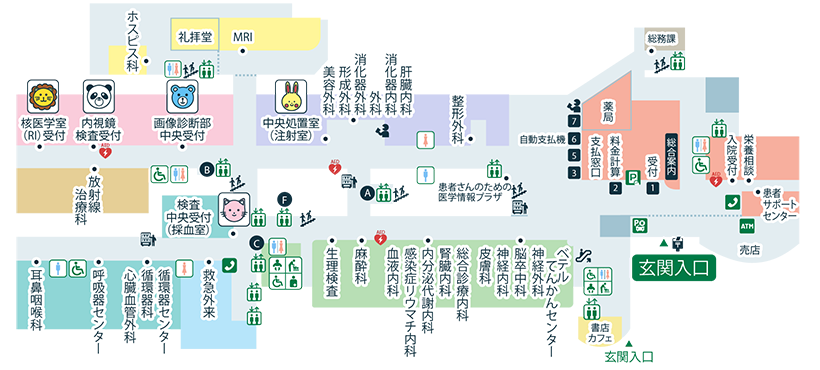 1階フロアマップ