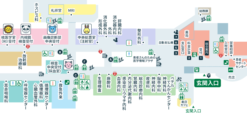 1階フロアマップ