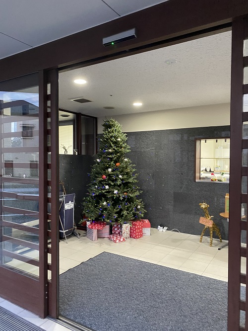 クリスマスツリーが登場！