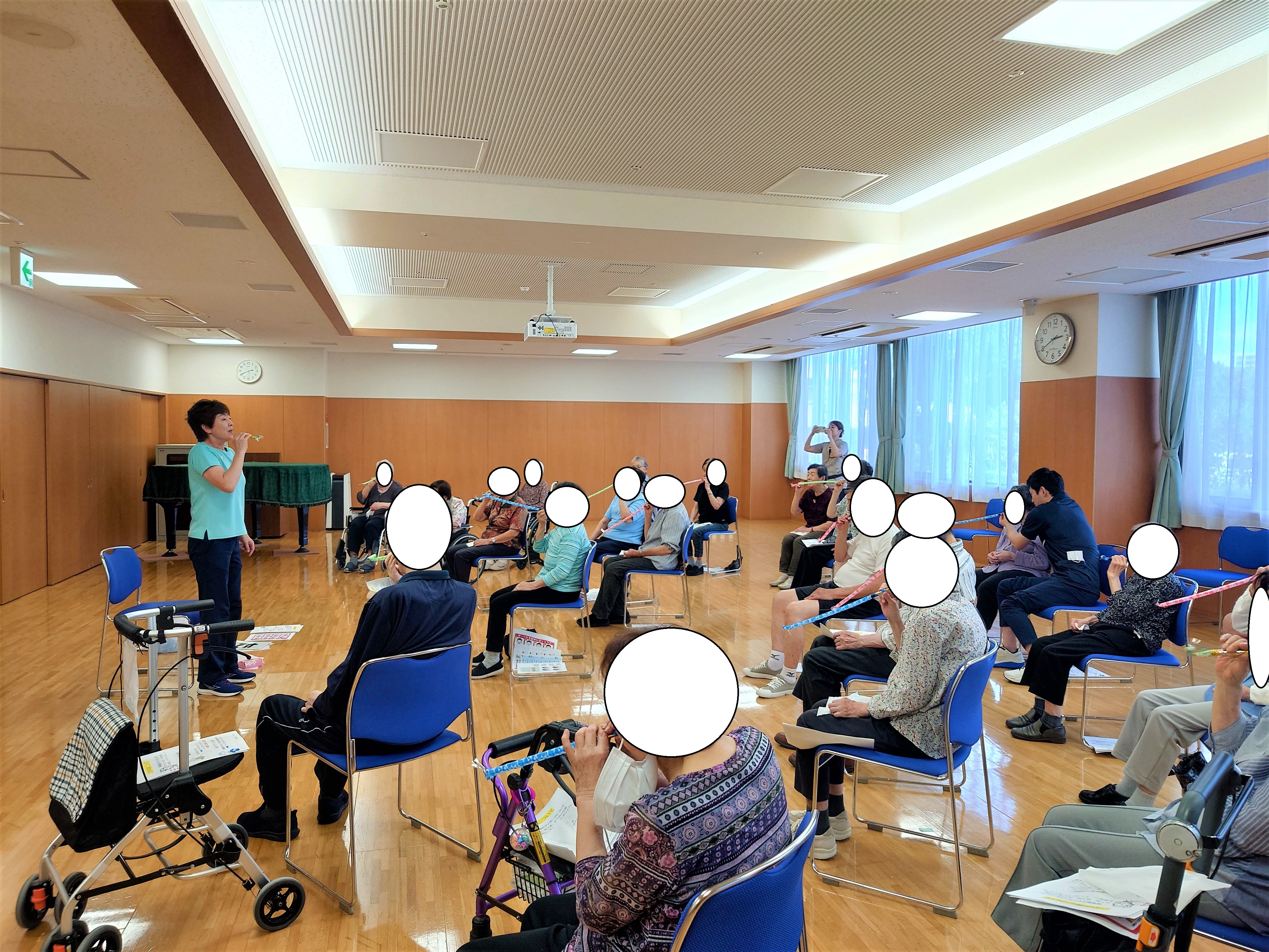 7月18日【介護イベント】　嚥下体操を開催いたしました