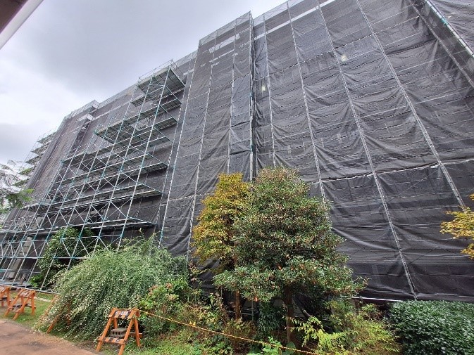 ５号館 外壁工事