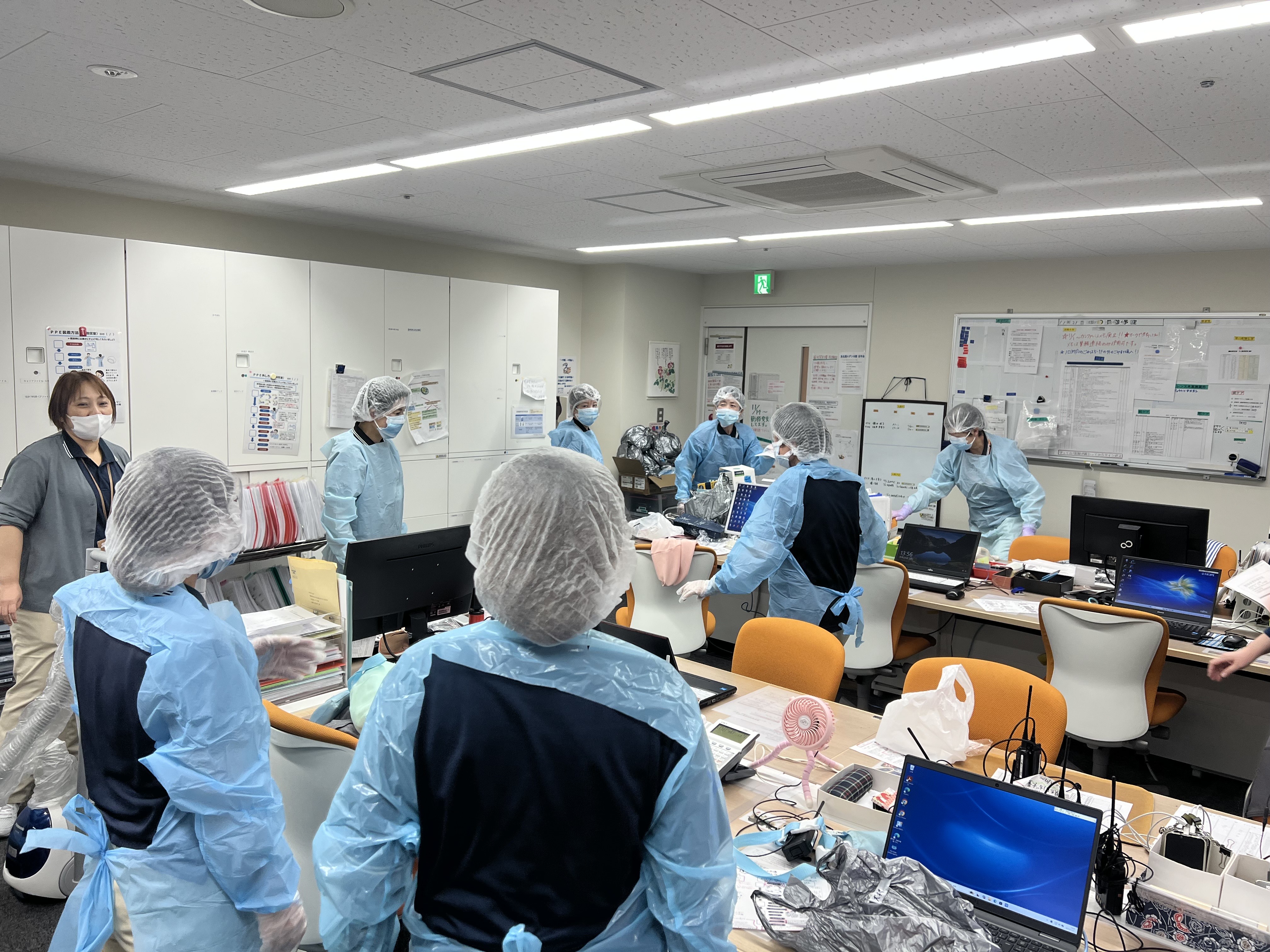 感染対応・ガウンテクニック勉強会