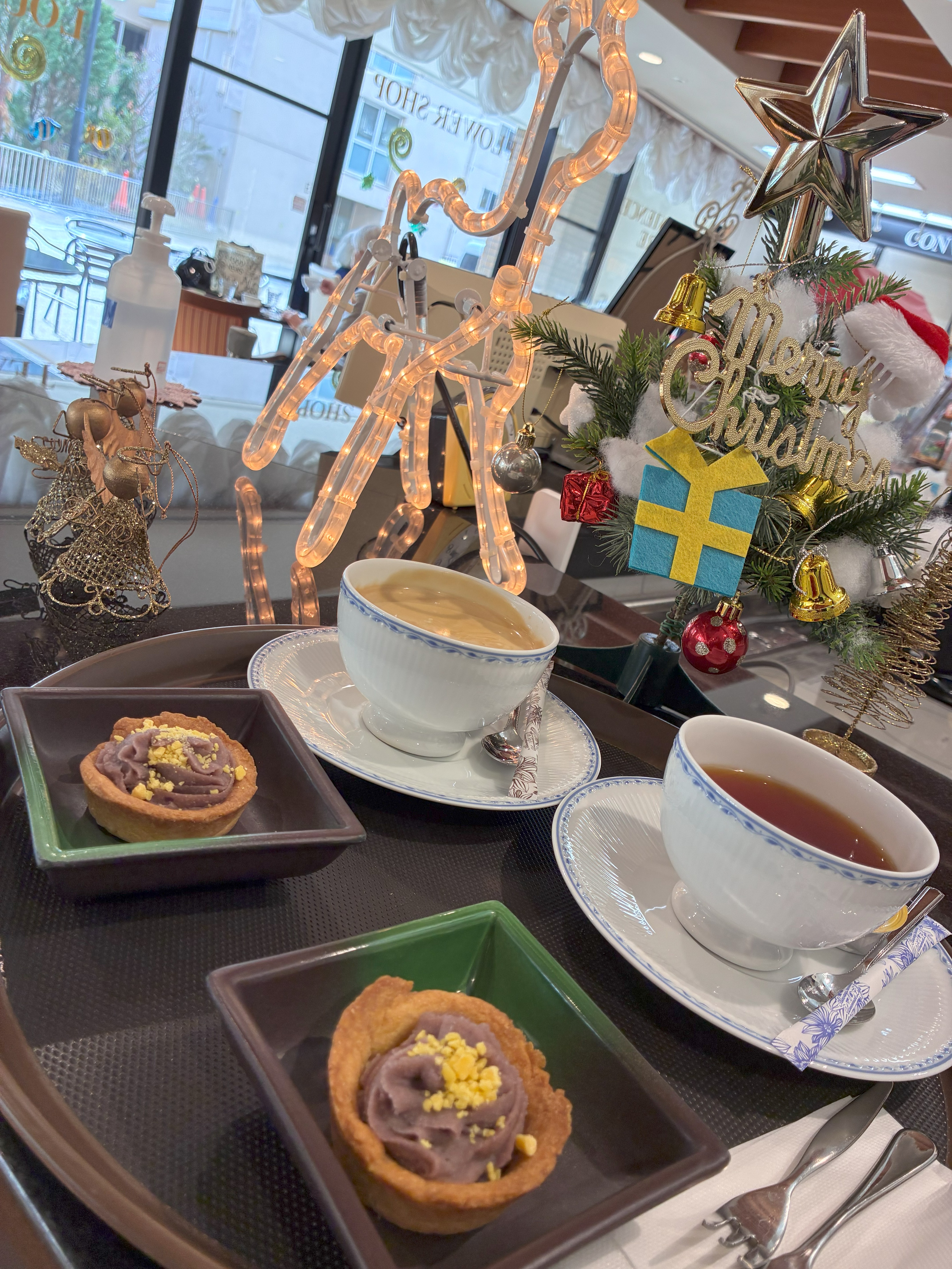 特製紅芋タルトde喫茶ポトス
