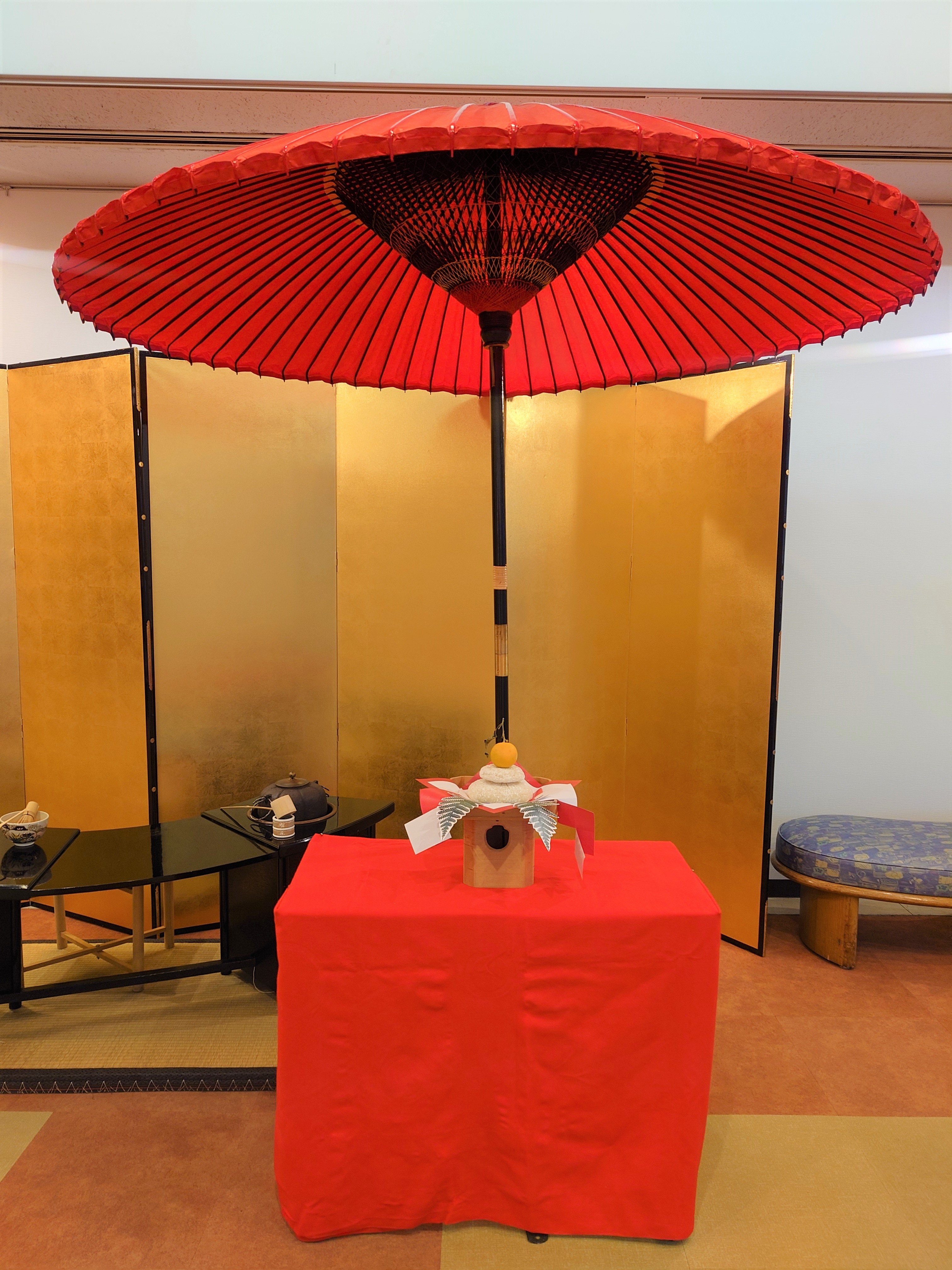 正月飾りともちつき会