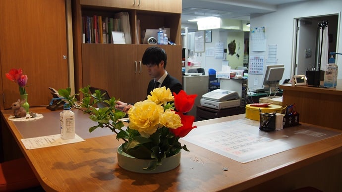 「季節の花を皆さんに見てもらいたくて」