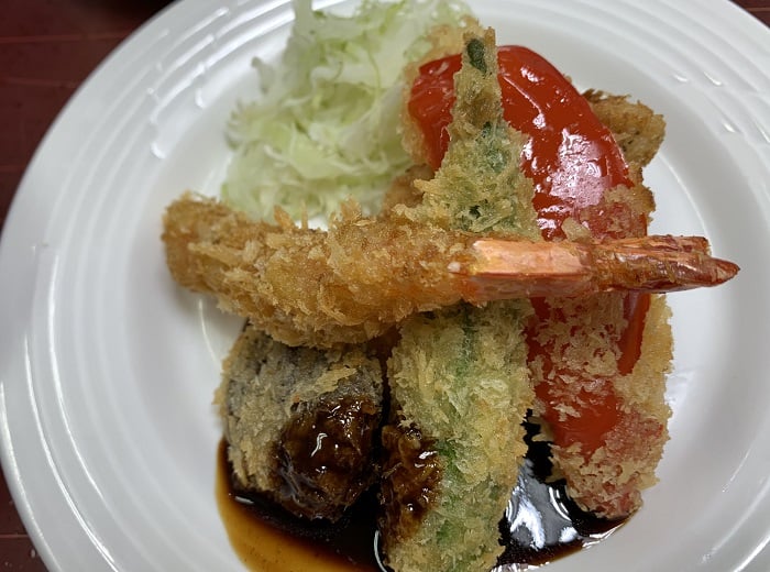【昼食】フライ盛り合わせ