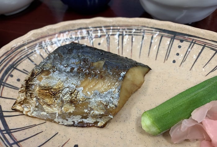 【昼食】サワラの照り焼き