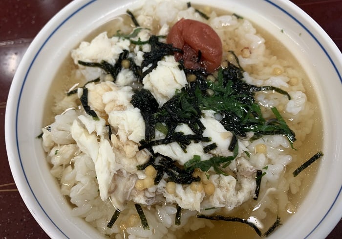 【昼食】梅しそ出汁茶漬け