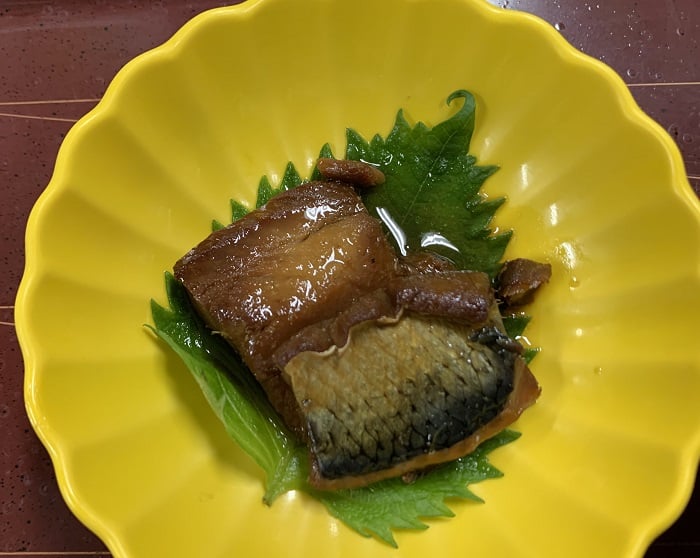 【朝食】魚の甘露煮