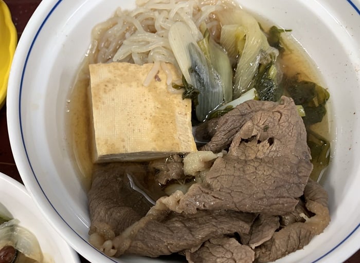 【夕食】すき焼き風煮込み