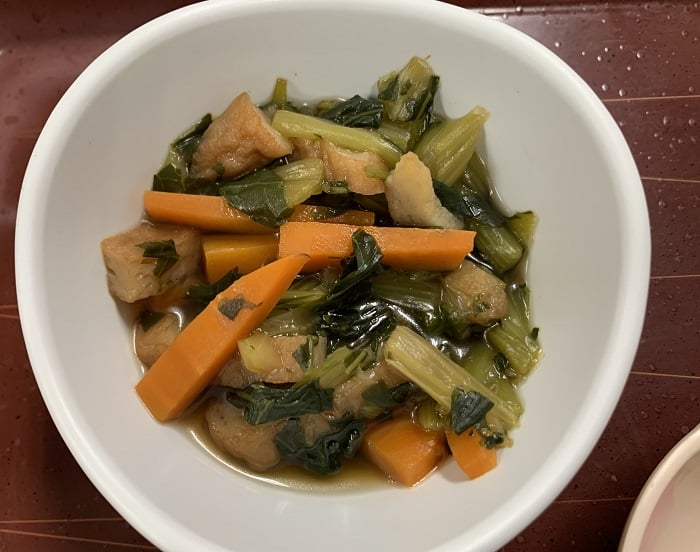 【朝食】さつま揚げの煮物