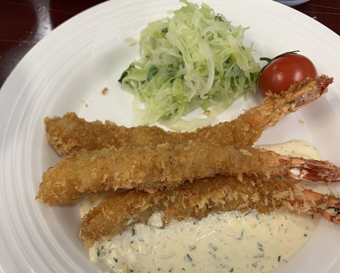 【昼食】えびフライ
