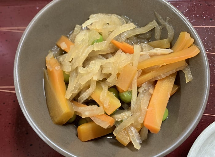 【朝食】切干大根の煮物