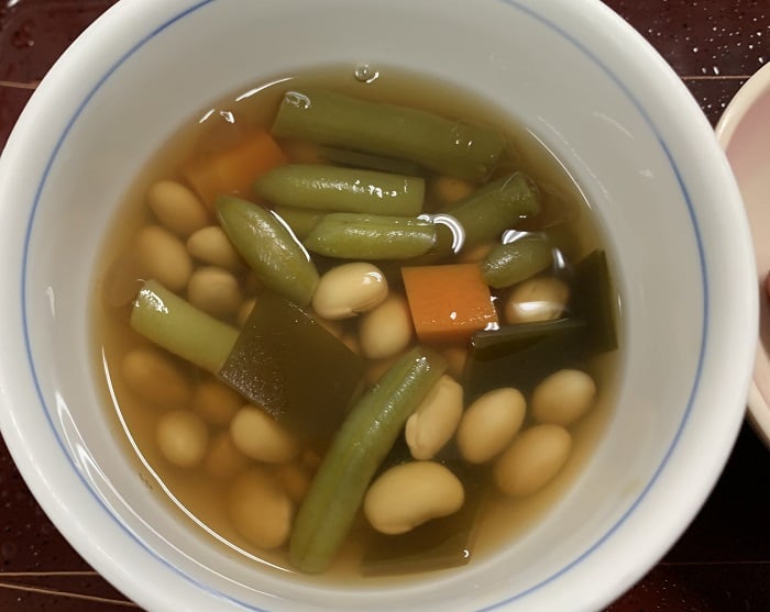 【朝食】大豆の五目煮