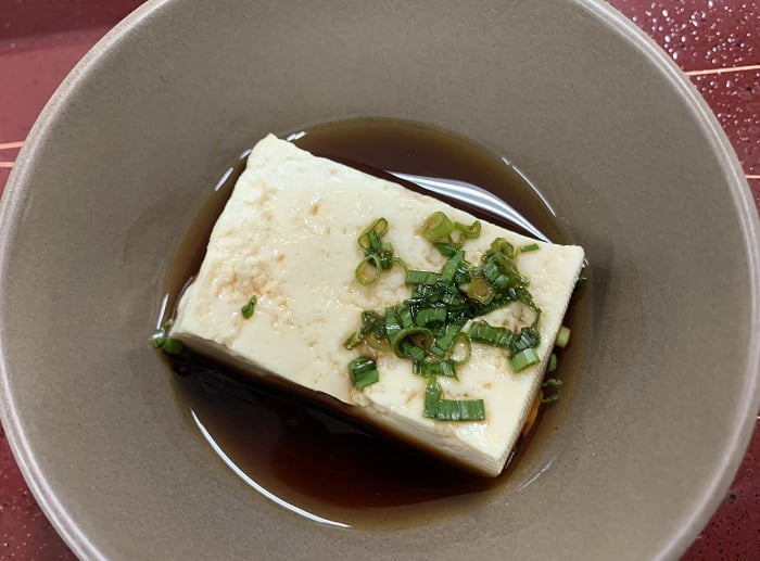 【朝食】湯豆腐
