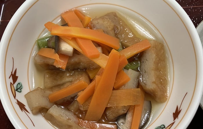 【朝食】さつま揚げの煮物