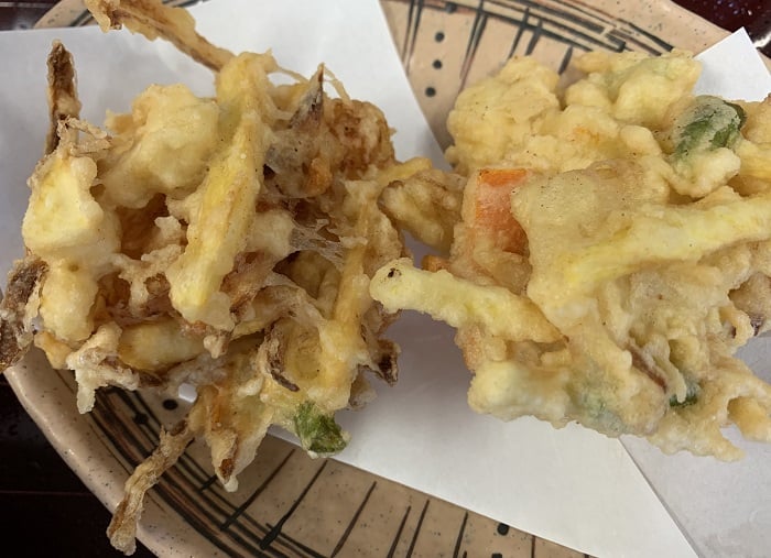 【昼食】えびのかき揚げ