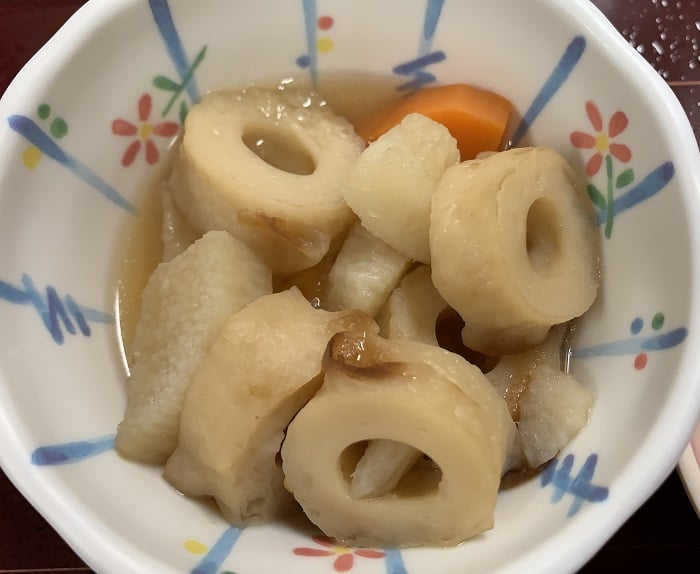 【朝食】長芋の煮物