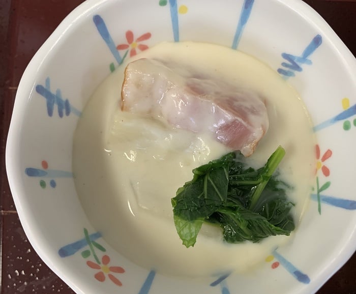 【昼食】蕪のクリーム煮