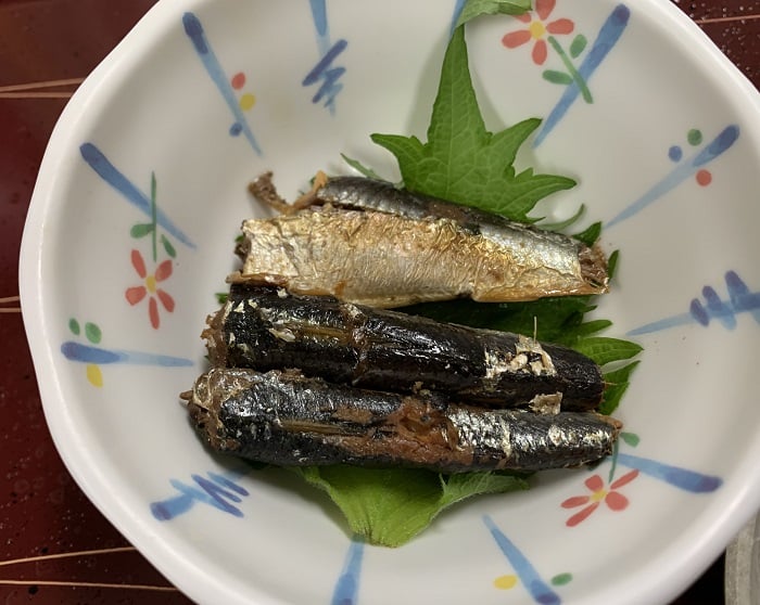 【朝食】魚の甘露煮