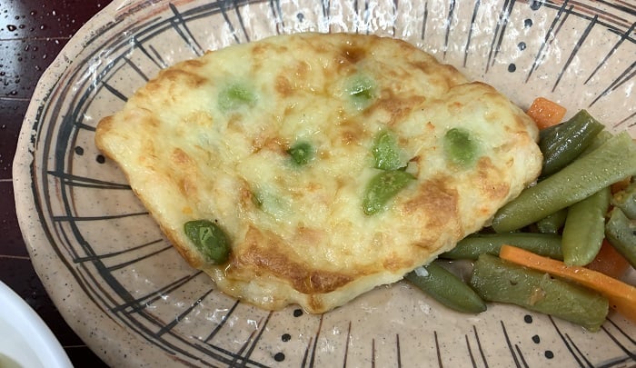 【昼食】えびとはんぺんのハンバーグ