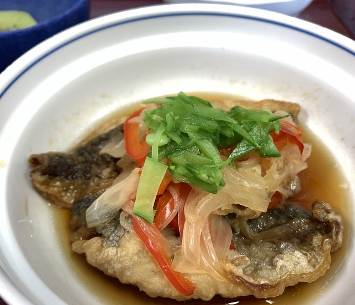 【昼食】アジの南蛮漬け