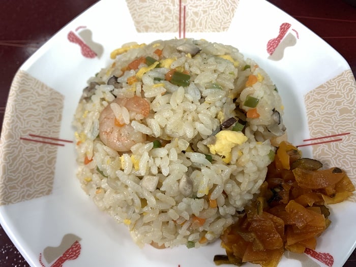 【昼食】エビチャーハン