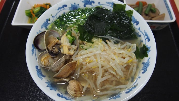 あさりラーメン（昼食）