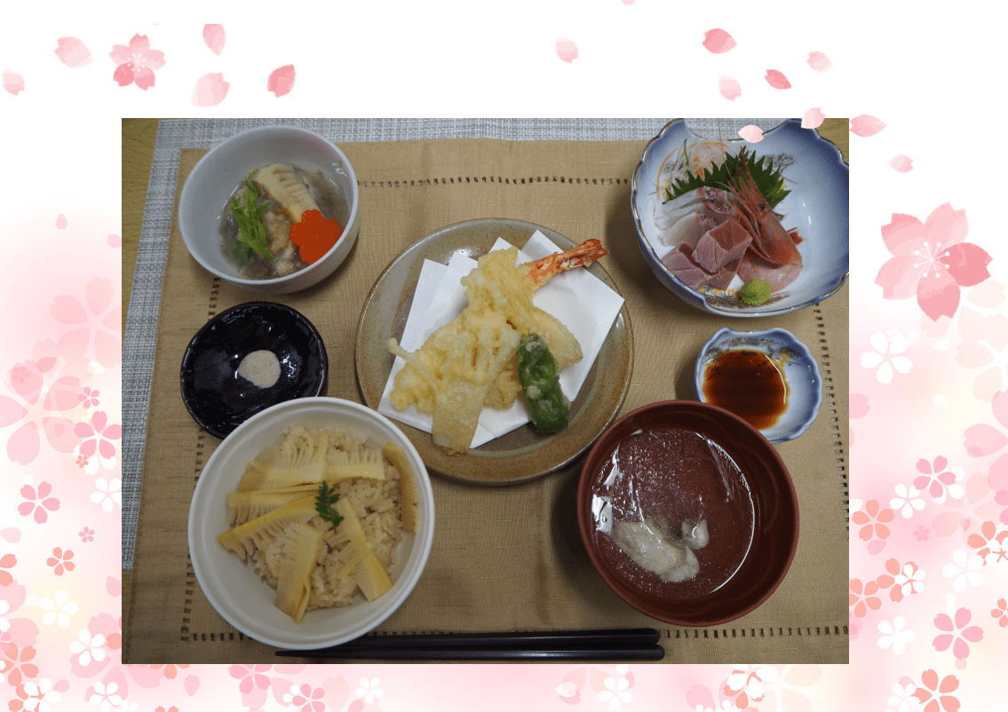 春の懐石風　2021年４月26日（月）・夕食