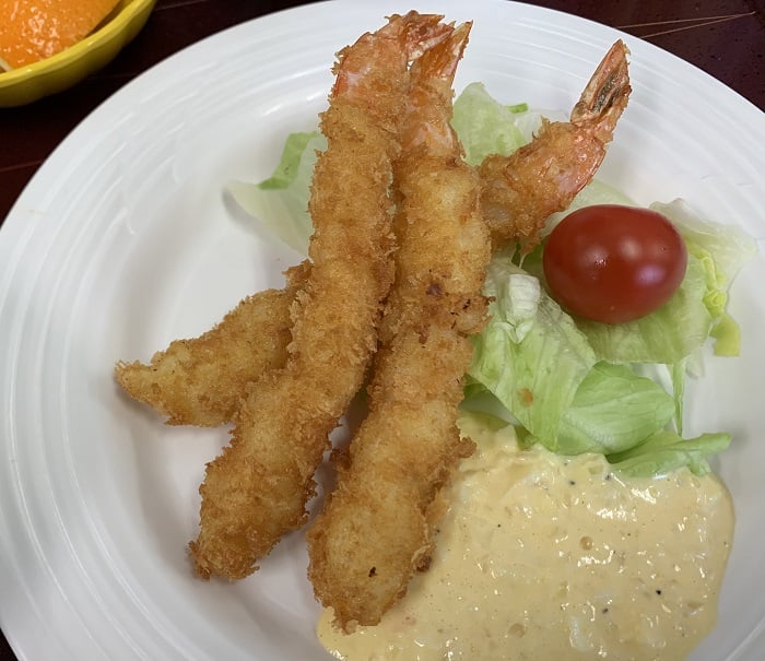 【昼食】エビフライ