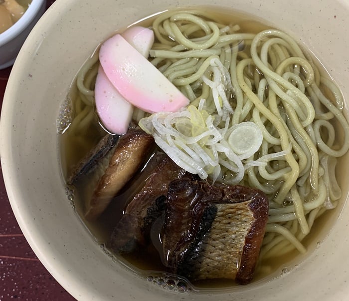 【昼食】にしん茶そば