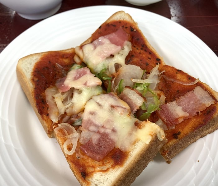 【昼食】ピザトースト