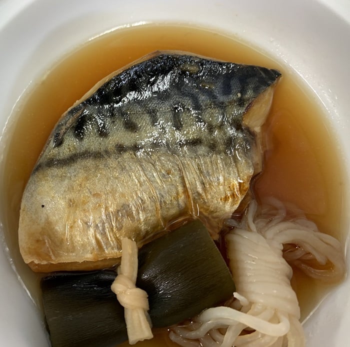 【昼食】サバの煮付け