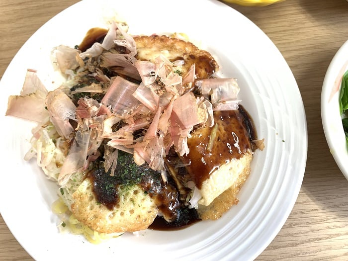 【昼食】広島風お好み焼き