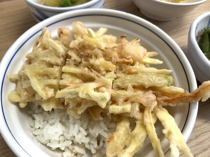 【昼食】かき揚げ丼