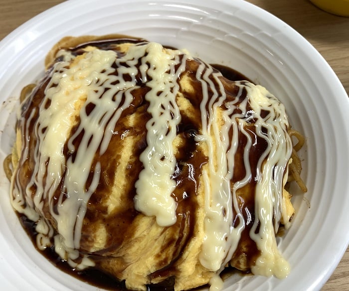 【昼食】オムソバ