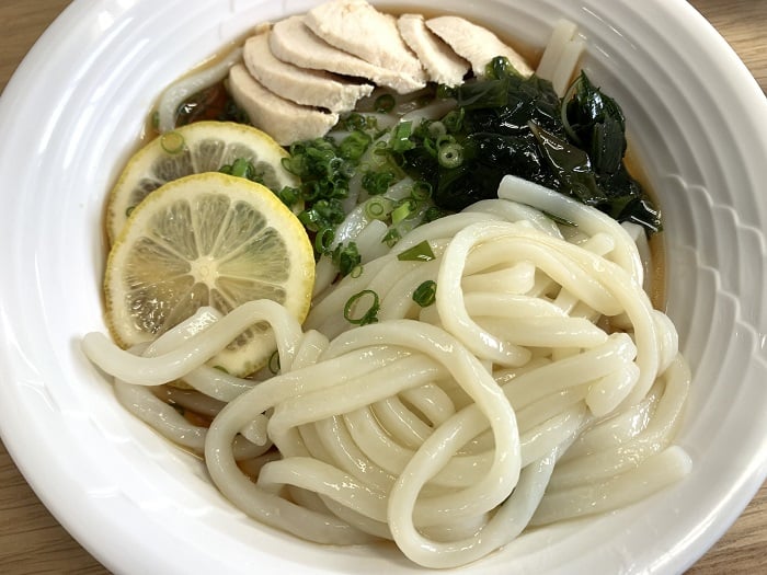 【昼食】レモンうどん