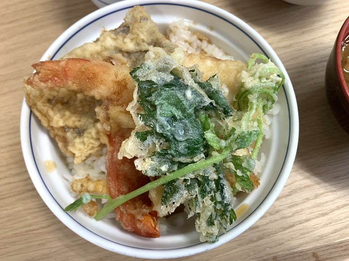 【昼食】天婦羅どんぶり