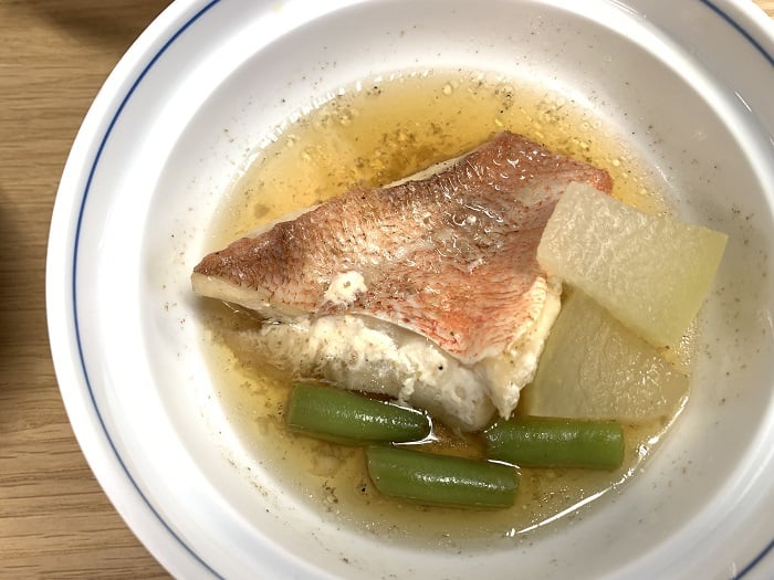 【昼食】アカウオの有馬煮