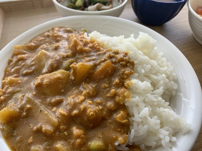 【昼食】チキンカレーライス
