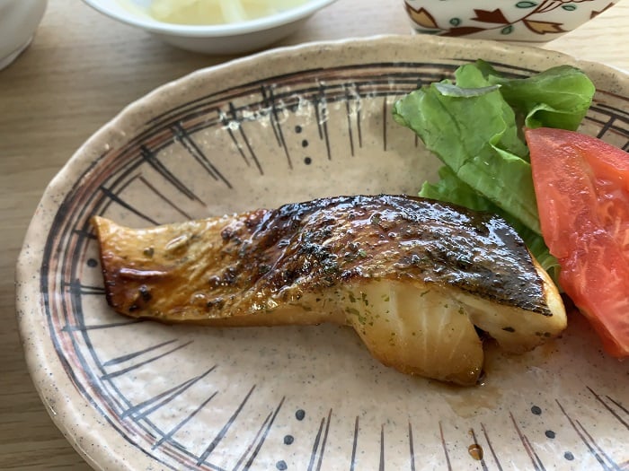 【昼食】スズキの照り焼き～青のり風味～