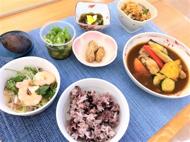 8月のスペシャルメニュー（夕食）