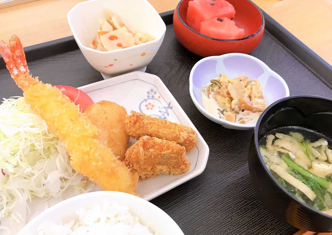 ミックスフライ（夕食）