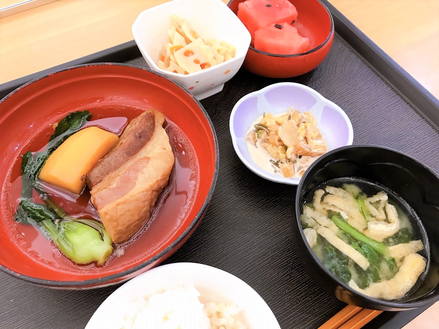 豚の角煮（夕食）