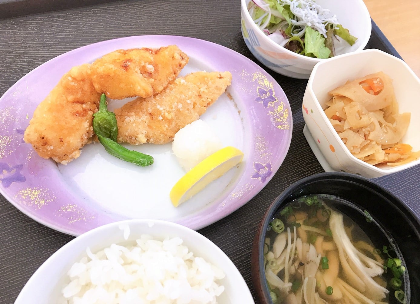 カレイのから揚げ（昼食）