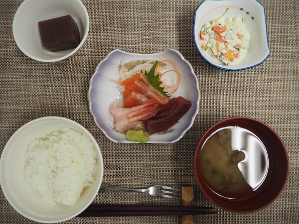 夕食【刺身盛合せ】