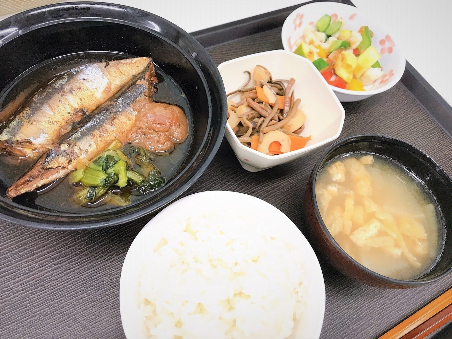 さんまの梅煮（昼食）