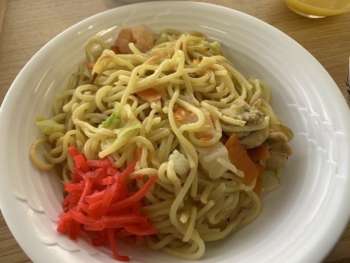 【昼食】海鮮塩焼きそば